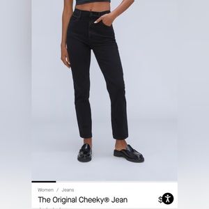 EVERLANE Original Cheeky Jean, 29 Regular, Excellent condition, Black